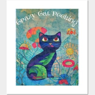 Grateful Dead and Company deadhead phish fans China Cat Crazy cat Peeking Posters and Art